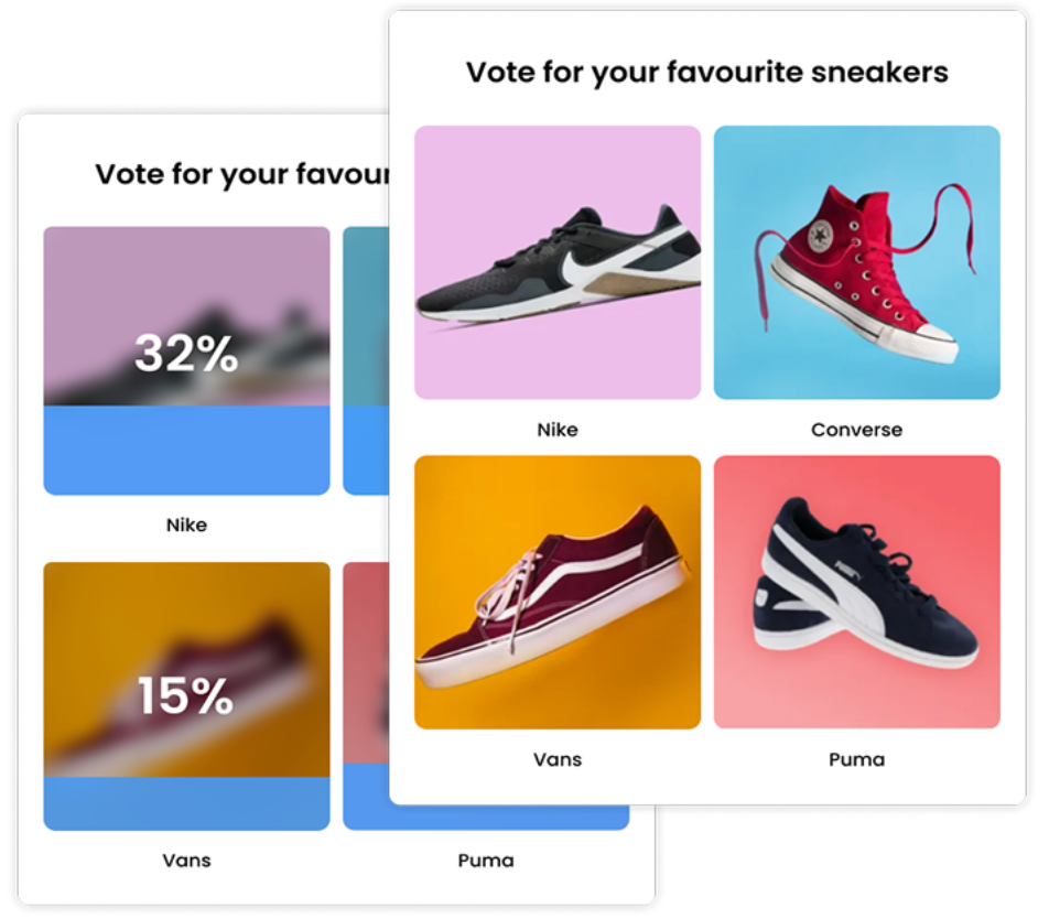 Poll maker UI preview