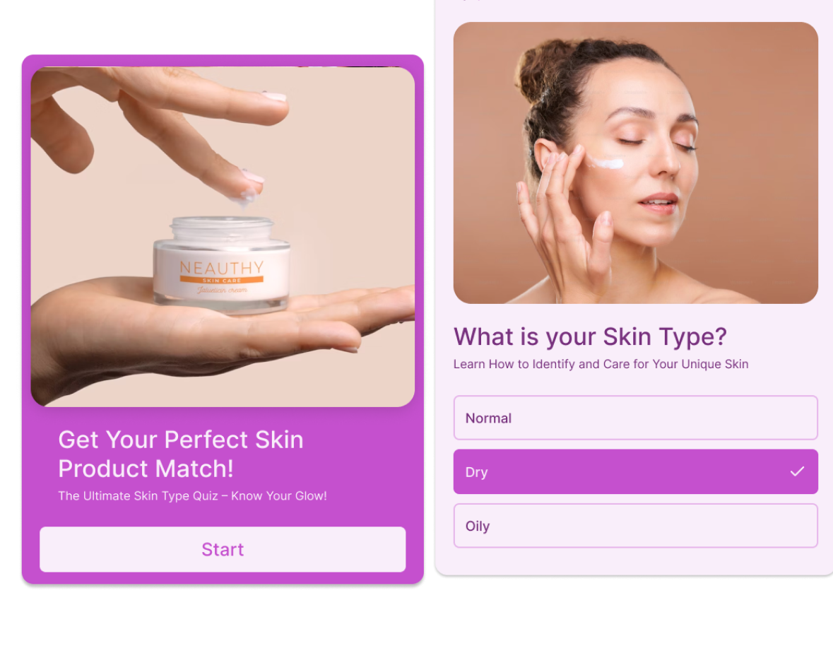 Example of a branded quiz