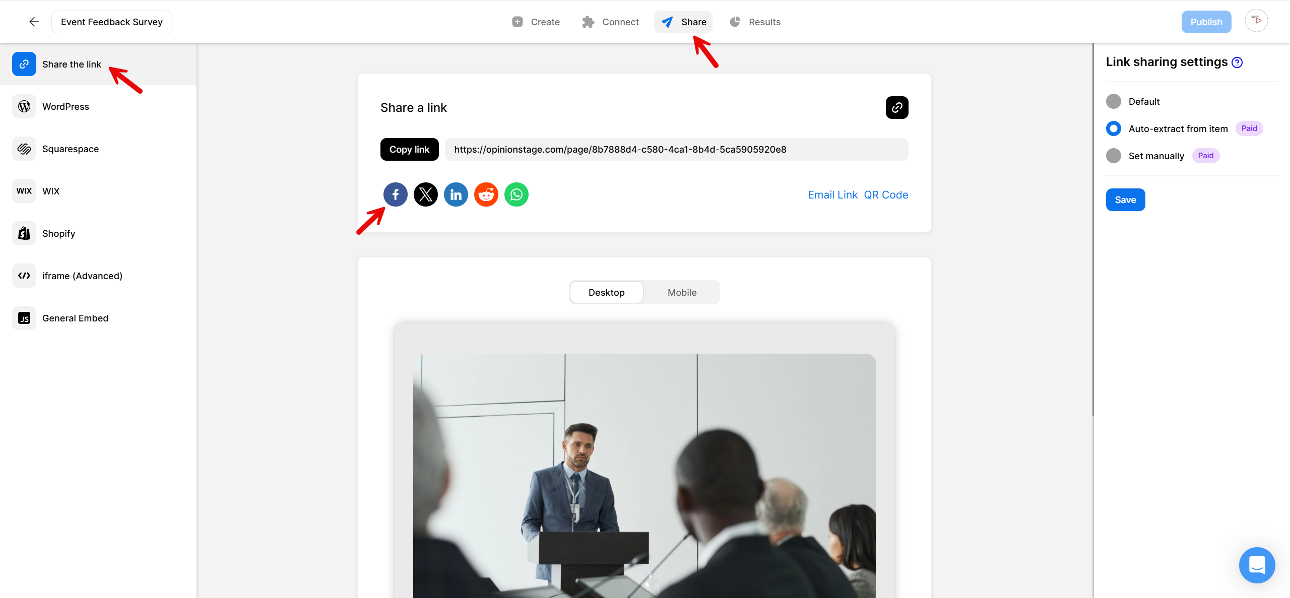 How to Create a Survey on Facebook | Opinion Stage, image size:2560x1187