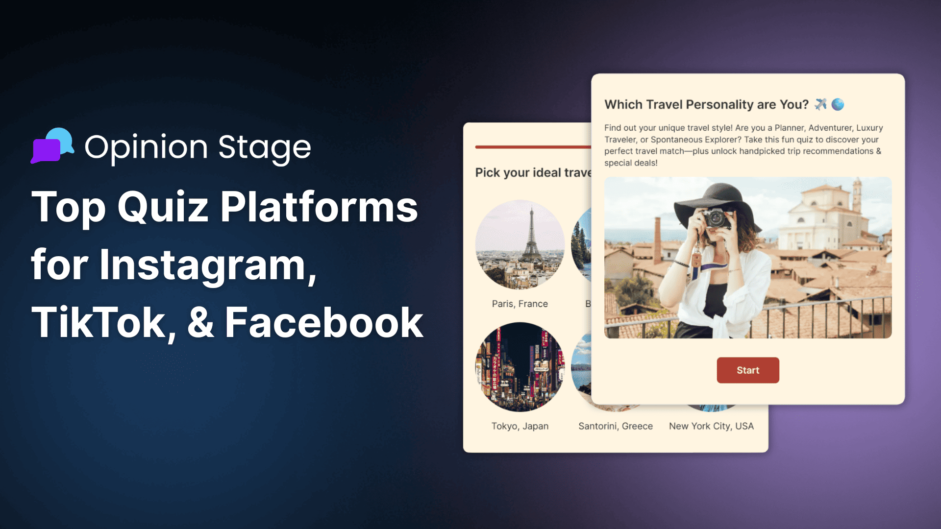 Top Quiz Platforms for Instagram, TikTok, & Facebook (2026)